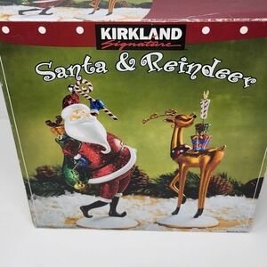 Kirkland Signature‎ Santa Reindeer OPEN box